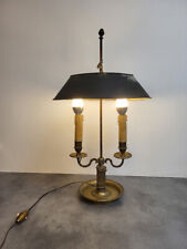 LAMPE BOUILLOTE EN BRONZE ABAT JOUR EN TOLE N° 1