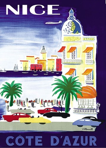 Affiche nice provence - affiche,