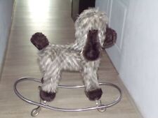 JOUET ANCIEN D'ENFANT CHIEN A BASCULE OU A ROULETTES MARQUE NOUNOURS