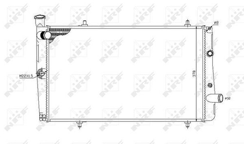Nrf radiateur refroidissement - nrf, radiateur,