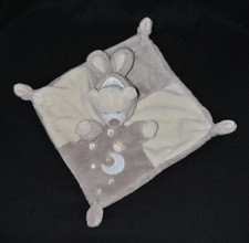 Doudou plat ours beige