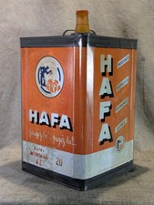 Ancien bidon d'huile HAFA (25