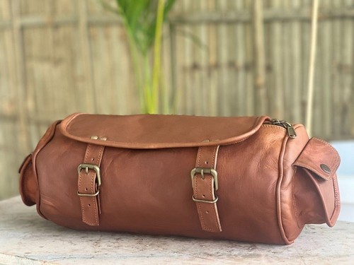 Sac outils moto cuir - à,