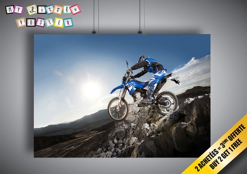 Poster moto cross extrem - moto, sport