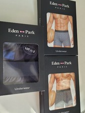 Lot Boxers Eden Park motifs