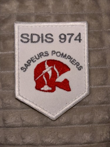 écusson pompier sdis 974 - sdis,