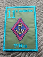 PATCH   ECUSSON  -  11° RAMA  -  ARTILLERIE  MARINE  -  1° BATTERIE