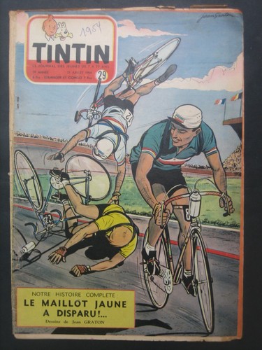 Journal tintin 1954 couv - 1954, /