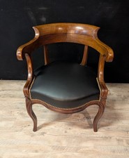 Fauteuil de bureau Restauration en noyer
