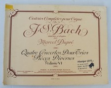 J. S. BACH → Œuvres