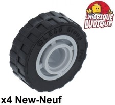 Lego 4x Tire Pneu 17.5mm D. x