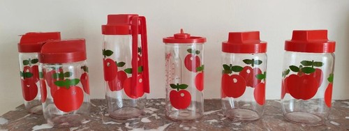 Lot bocaux verre vintage - de,