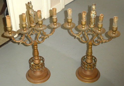 Candélabres chandeliers - candélabres,