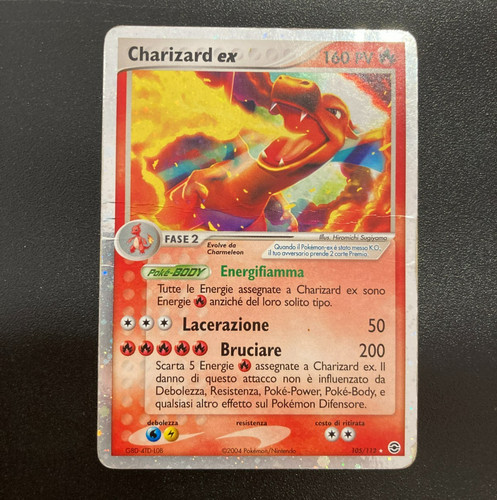 Carte pokémon charizard - carte, ex