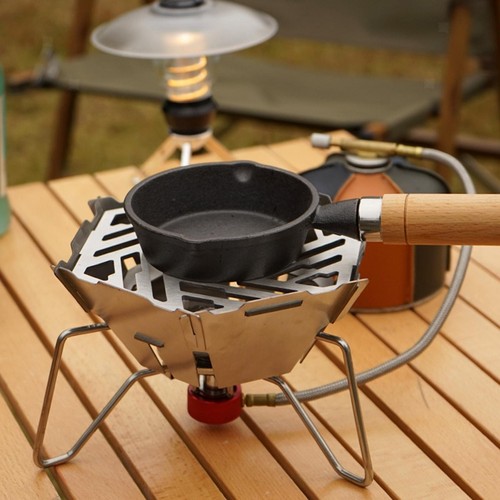 Réchaud camping pare brise - réchaud,