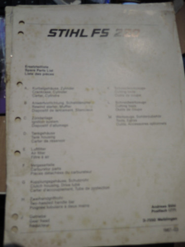 Débroussailleuse stihl 220 - stihl,