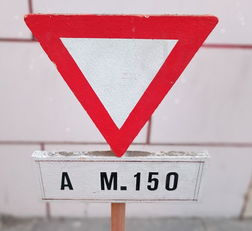 Panneau routier vintage - routier,