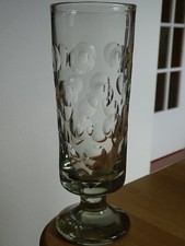 1 ANCIEN GRAND VERRE A ABSINTHE BIERE VERRE  SOUFFLER 19 EME ht 22 cm 1/2 litre