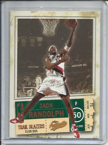Zach randolph fleer - randolph,