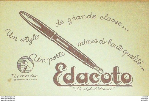 Buvard edacoto porte plume - buvard,