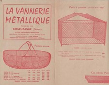 La Vannerie Métallique à CHATUZANGE (26)  - Panier Mue Parc Resse Muselière ....