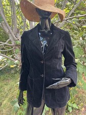 Veste vintage en velours noir Créations Ch. Maudret