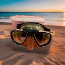 MASQUE DE PLONGEE SOUS MARINE SEAC SUB SEA WIDE  CADEAU BOITE et JUPE NEOPRENE