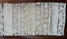 DENTELLE ANCIENNE  - housse coussin dentelle aiguille et fuseaux - vers 1900