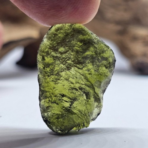 Moldavite crystal meteorite - crystal,