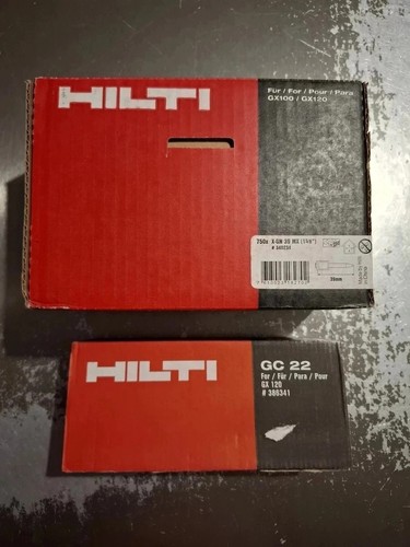 750 clous hilti 39mx - hilti, x-gn