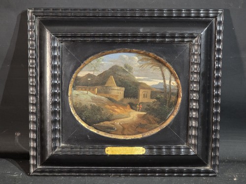 Tableau ancien huile paysage - ancien,