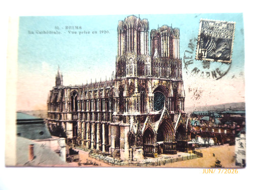 Carte postale cathédrale - carte,