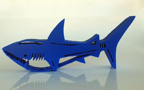 Sculpture requin shark - sculpture,