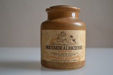 B/ ancien pot en grès de moutarde à l'ancienne Armand Bizouard