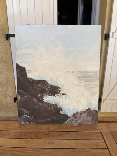 Peinture huile ancienne - peinture, l'huile