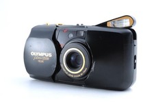 [Exc+5] Olympus μ mju Zoom Deluxe Noir Or Point & Shoot Film Camera JAPON