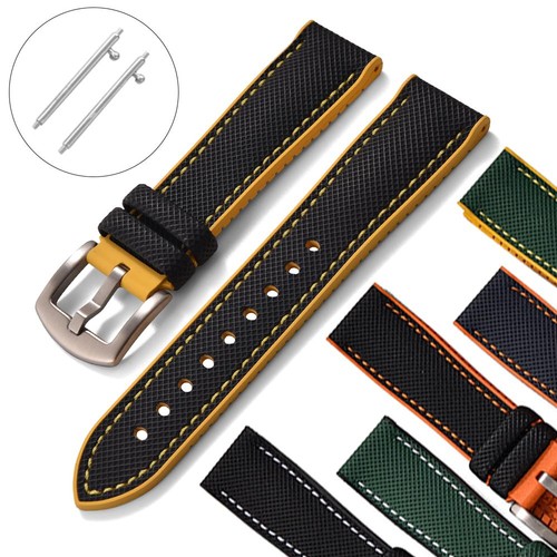 Fkm rubber watch strap 18mm - rubber,