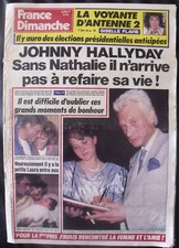 ▬►FRANCE DIMANCHE 2075 (1986) HALLYDAY_CHANTAL GOYA_KAREN CHERYL_SYLVIE VARTAN