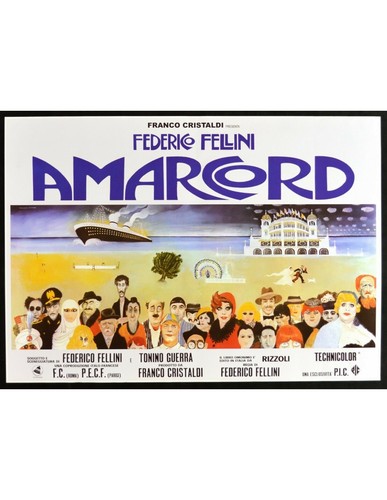 Affiche amarcord federico - amarcord,