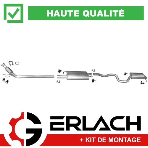 Echappement silencieux pour