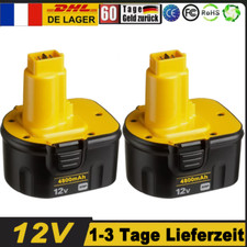 2Pcs Batterie 12V 4.8Ah Ni-Mh