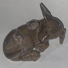 CHIEN ANCIEN Chiot En PORCELAINE ROYAL COPENHAGUE COPENHAGEN Dachshung 1956