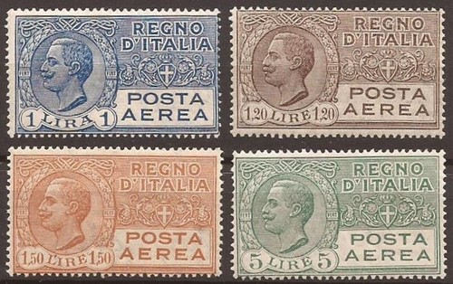 Italia posta aerea - aerea, 1926-1928