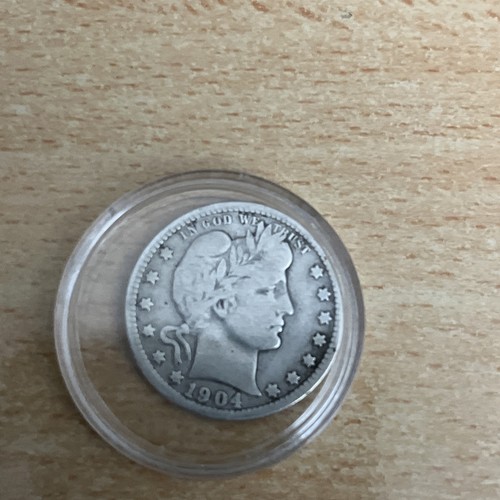 1904 barber quarter dollar - barber,