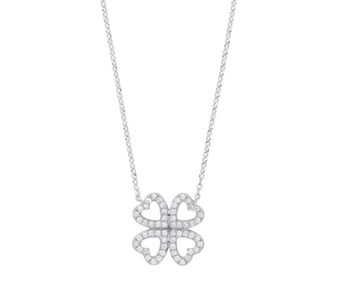 Collier trèfle quatre - trèfle,
