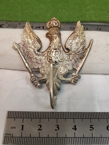 Old prussian silver tone - (499),