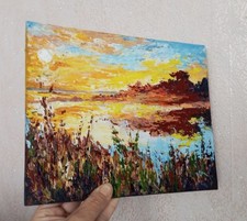 Original landscape oil - original,