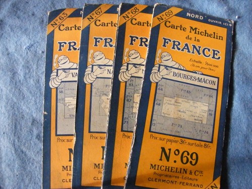 Anciennes cartes routière - anciennes,