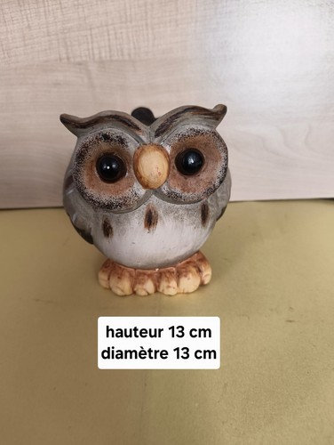 Chouette céramique - en, –
