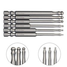 Arbre magnétique hexagonal métrique 100 mm de long pour un travail eff